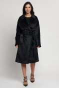 Оптом Пальто женское зимнее черного цвета 41881Ch в Казани, фото 7