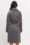 Оптом Пальто зимняя женская темно-серого цвета 42114TC в Екатеринбурге, фото 4