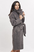 Оптом Пальто зимняя женская темно-серого цвета 42114TC в Казани, фото 5