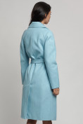 Оптом Пальто демисезонное  бирюзового цвета 4263Br в Екатеринбурге, фото 7