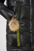 Оптом Куртка зимняя черного цвета 72168Ch в Казани, фото 6