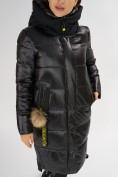 Оптом Куртка зимняя черного цвета 72168Ch в Екатеринбурге, фото 9