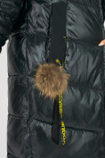 Оптом Куртка зимняя темно-зеленого цвета 72169TZ в Казани, фото 11