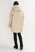 Оптом Куртка зимняя big size бежевого цвета 72180B в Екатеринбурге, фото 6