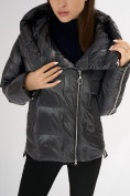 Оптом Куртка зимняя темно-серого цвета 7223TC в Казани