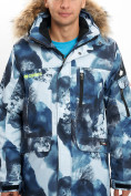 Оптом Mолодежная зимняя куртка мужская синего цвета 737S в Казани, фото 13