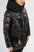 Оптом Куртка зимняя черного цвета 7389Ch в Екатеринбурге, фото 12