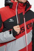 Оптом Горнолыжная куртка мужская красного цвета 77022Kr в Казани, фото 6