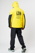 Оптом Горнолыжна куртка мужская желтого цвета 77023J в Екатеринбурге, фото 11
