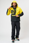 Оптом Горнолыжна куртка мужская желтого цвета 77023J в Екатеринбурге, фото 12