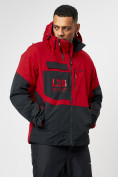 Оптом Горнолыжна куртка мужская красного цвета 77023Kr в Казани, фото 11
