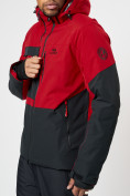 Оптом Горнолыжна куртка мужская красного цвета 77023Kr в Казани, фото 15
