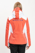 Оптом Горнолыжная куртка женская оранжевого цвета 77030O в Казани, фото 7