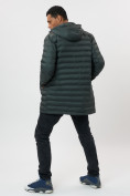 Оптом Куртка мужская демисезонная удлиненная цвета хаки 7704Kh в Казани, фото 5