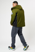 Оптом Спортивная куртка мужская зимняя цвета хаки 78016Kh в Екатеринбурге, фото 10