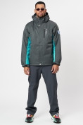 Оптом Спортивная куртка мужская зимняя серого цвета 78016Sr в Казани, фото 15
