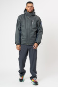 Оптом Спортивная куртка мужская зимняя темно-серого цвета 78016TC в Екатеринбурге, фото 12