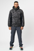 Оптом Спортивная куртка мужская зимняя цвета хаки 78018Kh в Екатеринбурге, фото 16