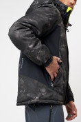 Оптом Спортивная куртка мужская зимняя цвета хаки 78018Kh в Екатеринбурге, фото 7