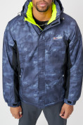 Оптом Спортивная куртка мужская зимняя темно-синего цвета 78018TS в Казани, фото 5