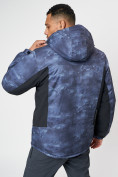 Оптом Спортивная куртка мужская зимняя темно-синего цвета 78018TS в Казани, фото 6