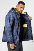 Оптом Спортивная куртка мужская зимняя темно-синего цвета 78018TS в Екатеринбурге, фото 8