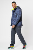 Оптом Спортивная куртка мужская зимняя темно-синего цвета 78018TS в Казани, фото 10