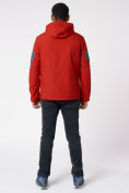Оптом Куртка мужская с капюшоном красного цвета 88602Kr в Екатеринбурге, фото 9