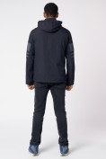 Оптом Куртка мужская с капюшоном темно-синего цвета 88602TS в Казани, фото 6