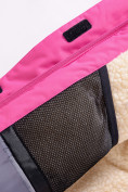 Оптом Горнолыжный костюм Valianly детский розового цвета 9004R, фото 10