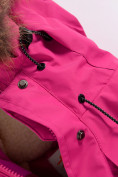 Оптом Парка зимняя Valianly для девочки розового цвета 9042R в Казани, фото 5