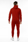 Оптом Спортивный костюм трикотажный красного цвета 9150Kr в Казани, фото 4