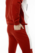 Оптом Спортивный костюм трикотажный красного цвета 9150Kr в Казани, фото 11