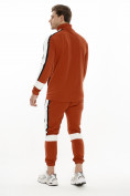 Оптом Спортивный костюм трикотажный оранжевого цвета 9156O в Казани, фото 2