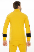 Оптом Спортивный костюм трикотажный горчичного цвета 9156G в Казани, фото 5