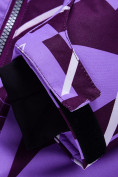 Оптом Горнолыжный костюм Valianly подростковый для девочки фиолетового цвета 9224F в Екатеринбурге, фото 15