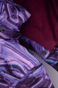 Оптом Горнолыжный костюм Valianly подростковый для девочки фиолетового цвета 9230F в Екатеринбурге, фото 6