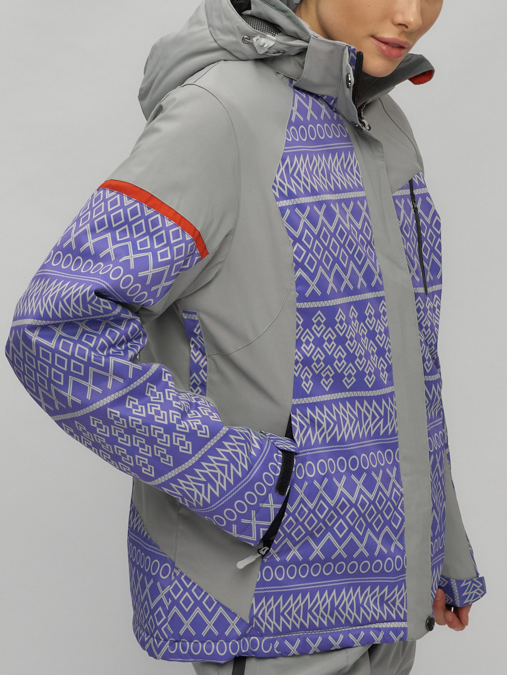 Купить горнолыжный костюм женский большого размера оптом недорого в Москве 02272-1F 1