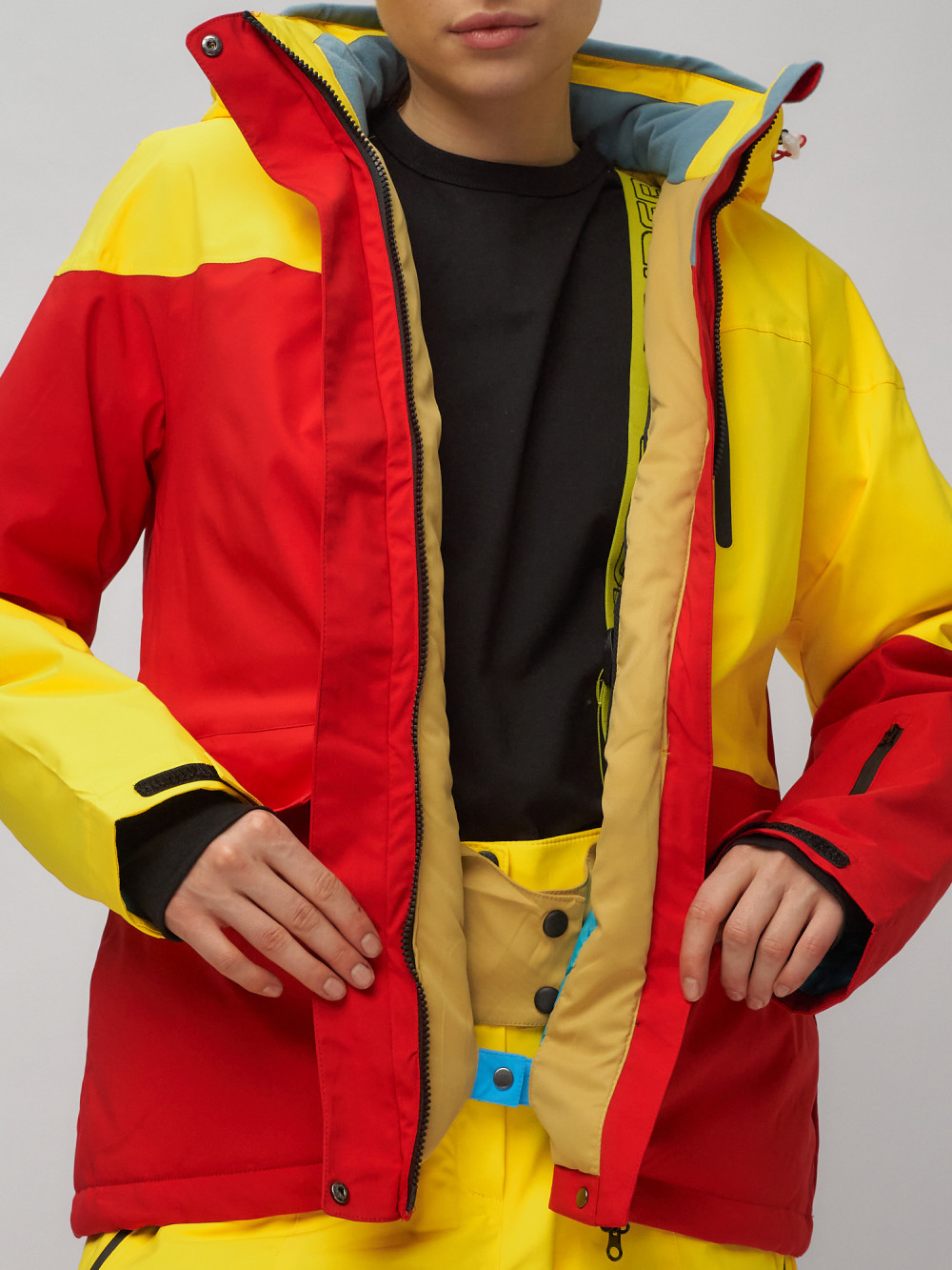 Купить горнолыжный костюм женский оптом от производителя недорого в Москве 02302J 1