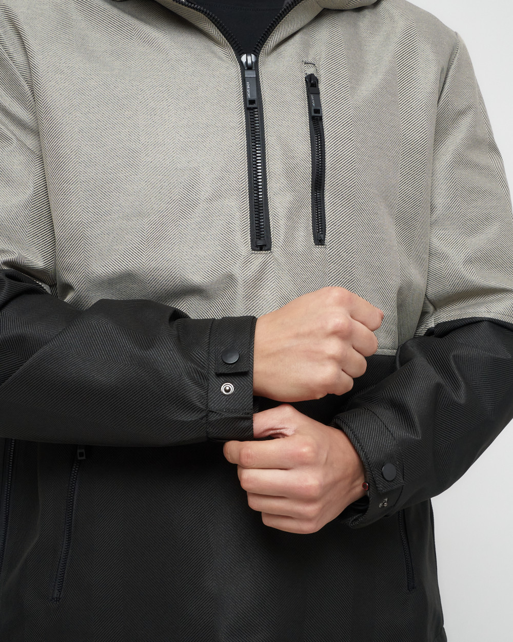 Купить куртку анорак спортивную мужскую оптом от производителя недорого в Москве 3307B 1