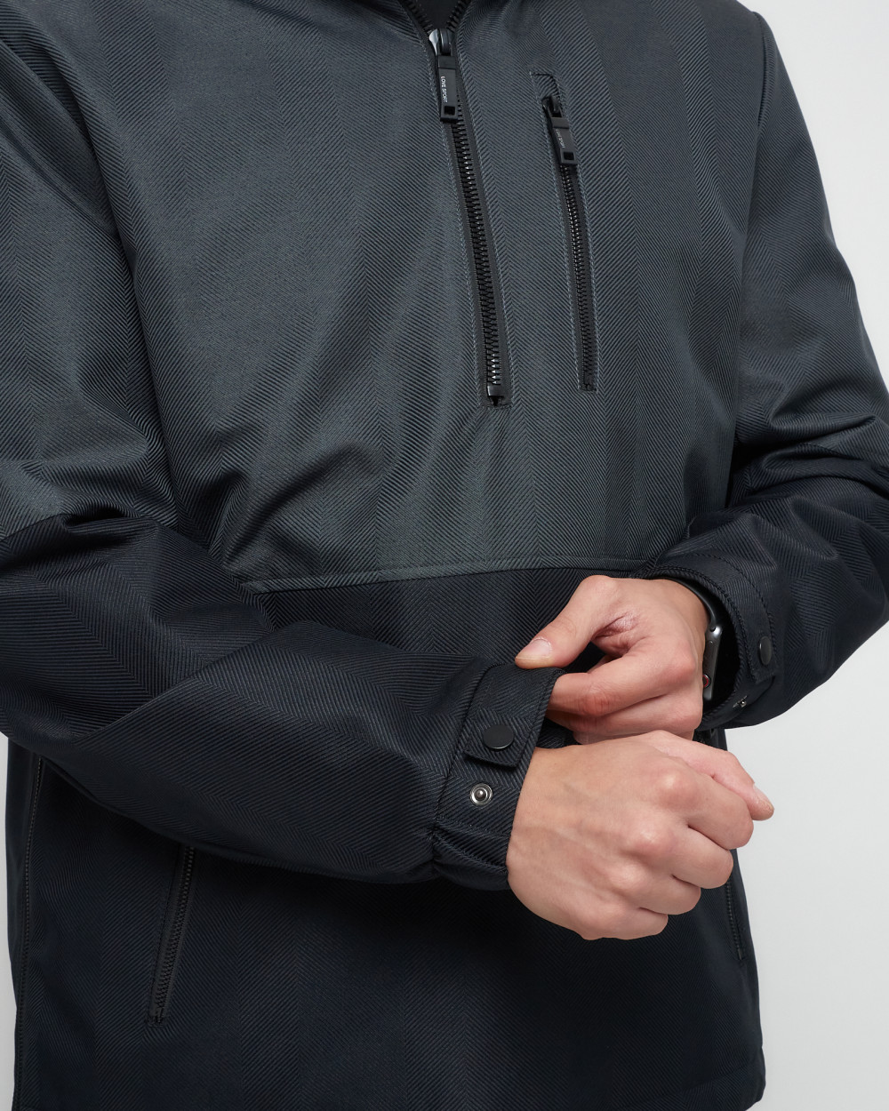 Купить куртку анорак спортивную мужскую оптом от производителя недорого в Москве 3307TC 1