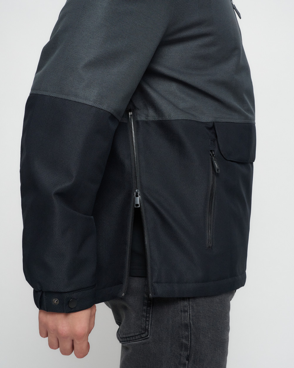 Купить куртку анорак спортивную мужскую оптом от производителя недорого в Москве 3307TC 1