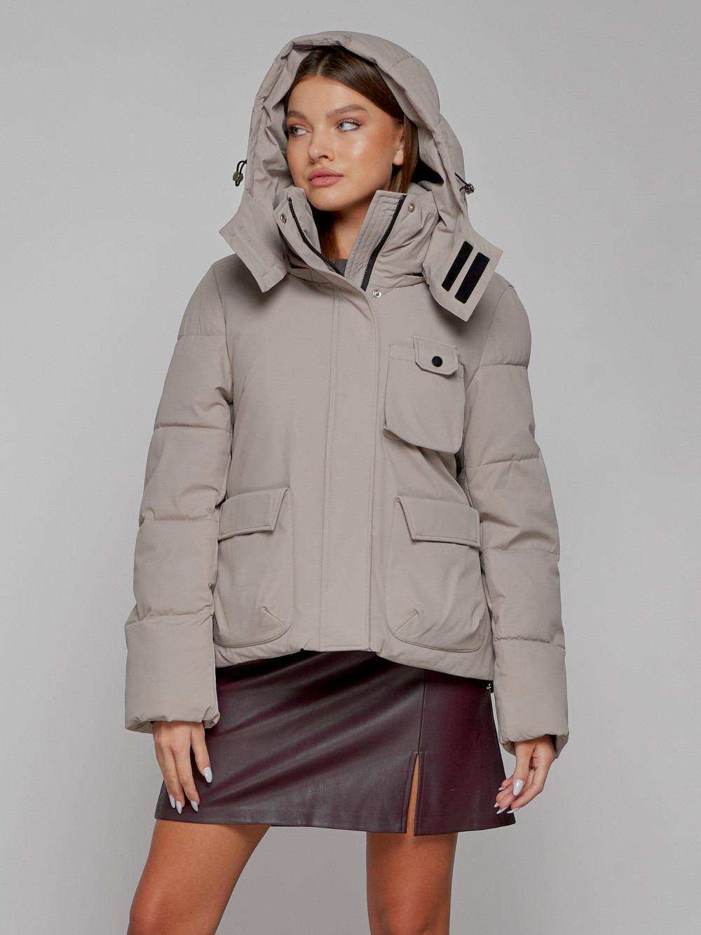 Купить куртку зимнюю оптом от производителя недорого в Москве 52413SK 1