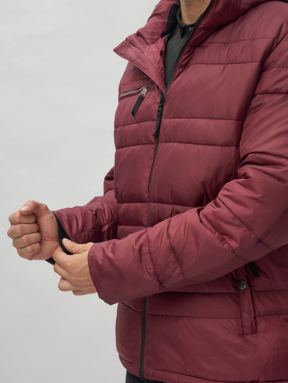 Купить куртку мужскую спортивную весеннюю оптом от производителя недорого в Москве 62175Bo 1