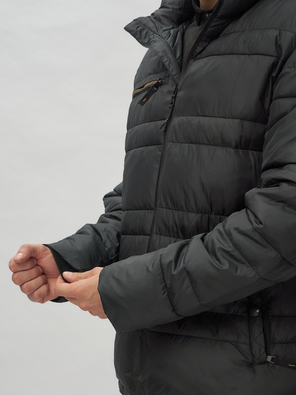 Купить куртку мужскую спортивную весеннюю оптом от производителя недорого в Москве 62175Ch 1