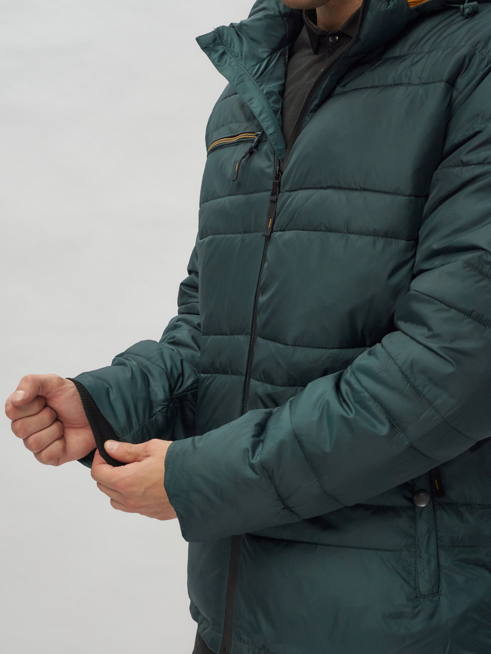 Купить куртку мужскую спортивную весеннюю оптом от производителя недорого в Москве 62175TZ 1
