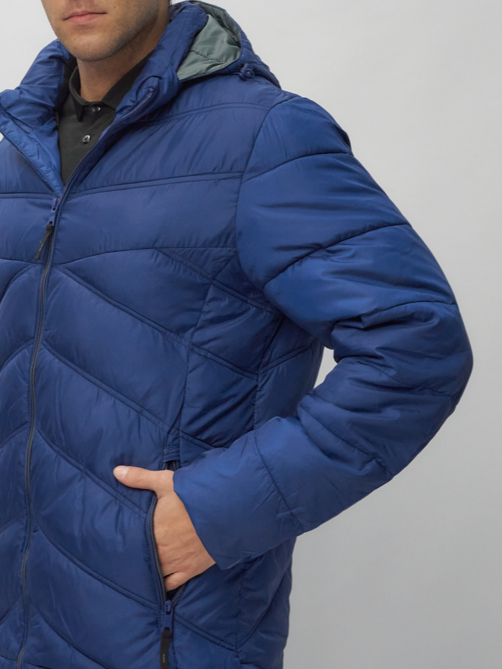 Купить куртку мужскую спортивную оптом от производителя недорого в Москве 62176S 1