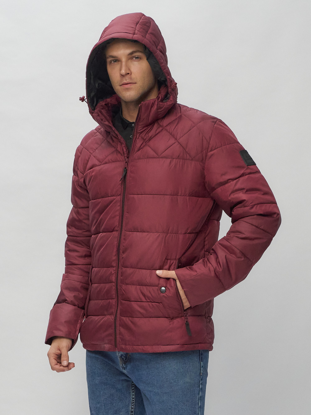 Купить куртку мужскую спортивную весеннюю оптом от производителя недорого в Москве 62179Bo 1