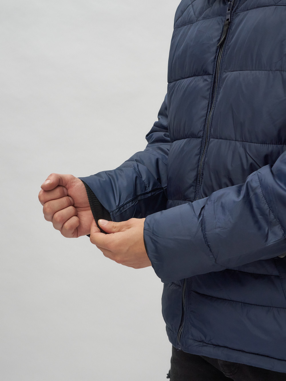 Купить куртку мужскую спортивную весеннюю оптом от производителя недорого в Москве 62179TS 1