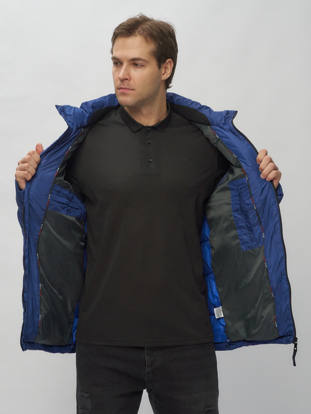 Купить куртку мужскую спортивную весеннюю оптом от производителя недорого в Москве 62186S 1